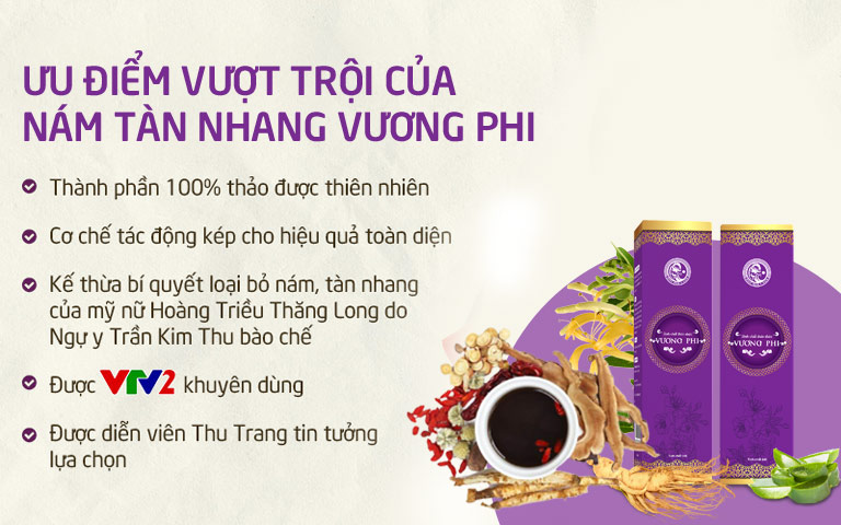 Những ưu điểm vượt trội của Liệu trình xử lý Nám Tàn nhang Vương Phi