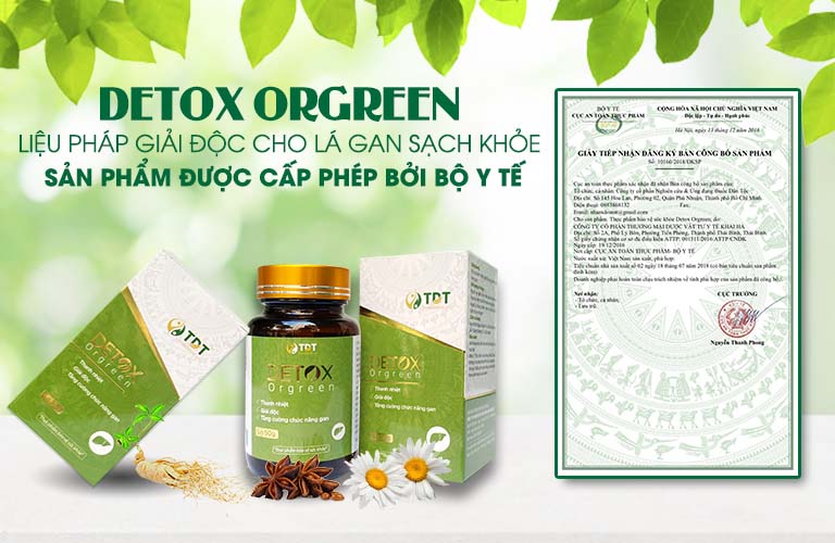 Detox Ogreen sản phẩm hot nhất hiện nay trong giải độc gan và tăng cường chữa năng gan