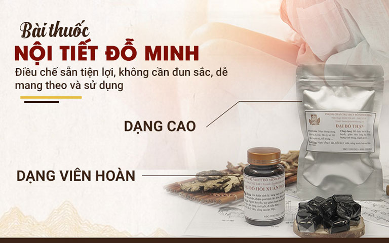 Thuốc được bào chế tiện lợi với người dùng