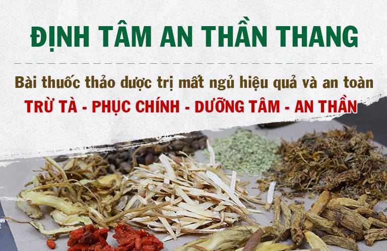 Định tâm An thần thang bài thuốc chữa mất ngủ hiệu quả