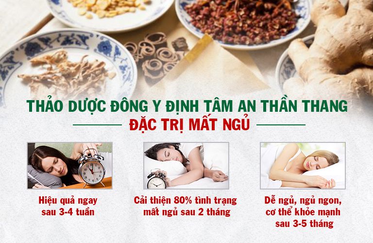 Định tâm An thần thang trị mất ngủ theo từng giai đoạn