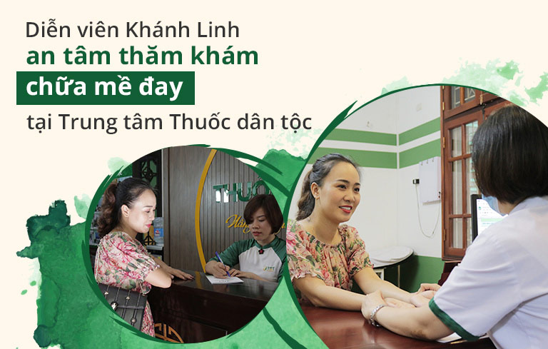 Diễn viên Khánh Linh an tâm trao trọn sức khỏe tại Trung tâm Thuốc dân tộc