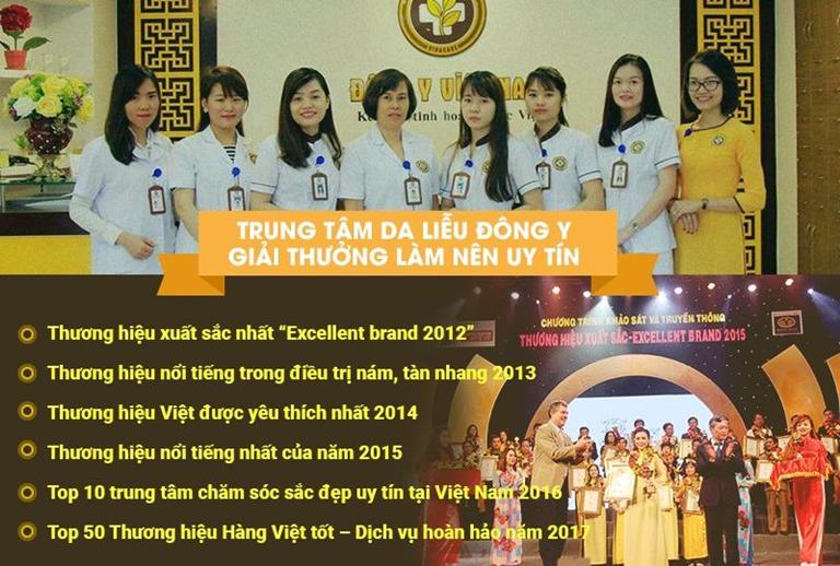 Trung tâm Da liễu Đông y Việt Nam là trung tâm rất nổi tiếng, uy tín từ lâu đời