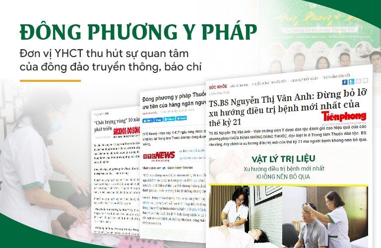 Nhiều trang báo uy tín dành lời khen ngợi cho trung tâm