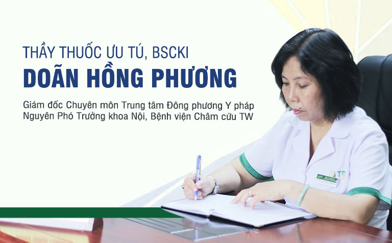 Bác sĩ Doãn Hồng Phương hiện đang là Giám đốc Chuyên môn Trung tâm Đông phương Y pháp được biết đến là vị bác sĩ thuộc thế hệ vàng của YHCT Việt Nam