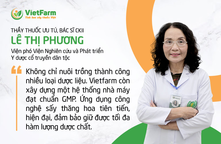 Trung tâm dược liệu Vietfarm ứng dụng nhiều máy móc và trang thiết bị hiện đại