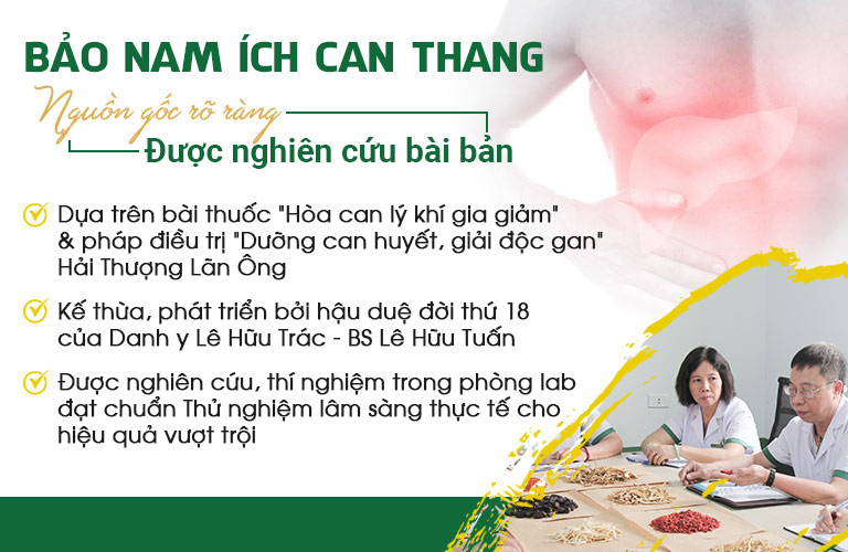 Bảo nam Ích can thang phát triển từ nền tảng y lý vững chắc hàng ngàn năm