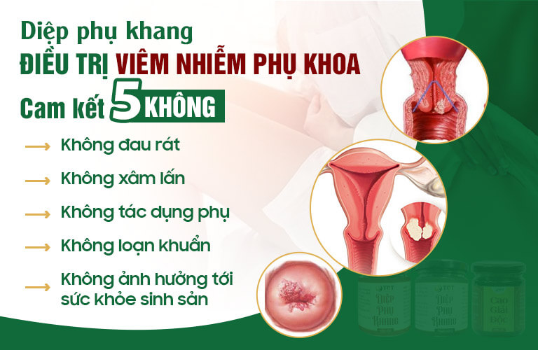 Diệp phụ khang điều trị với cam kết 5 không