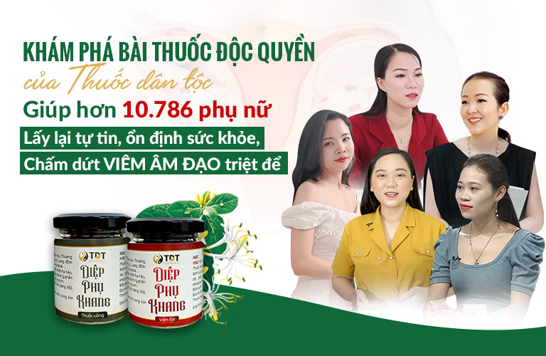 Diệp phụ khang đặc trị viêm âm đạo