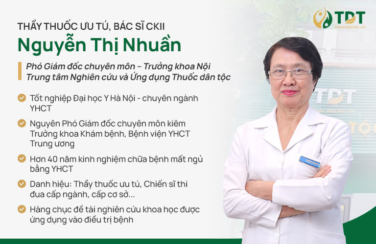 Thông tin về bác sĩ Nguyễn Thị Nhuần