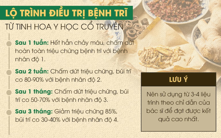 Lộ trình chữa khỏi bệnh trĩ tại Thuốc dân tộc