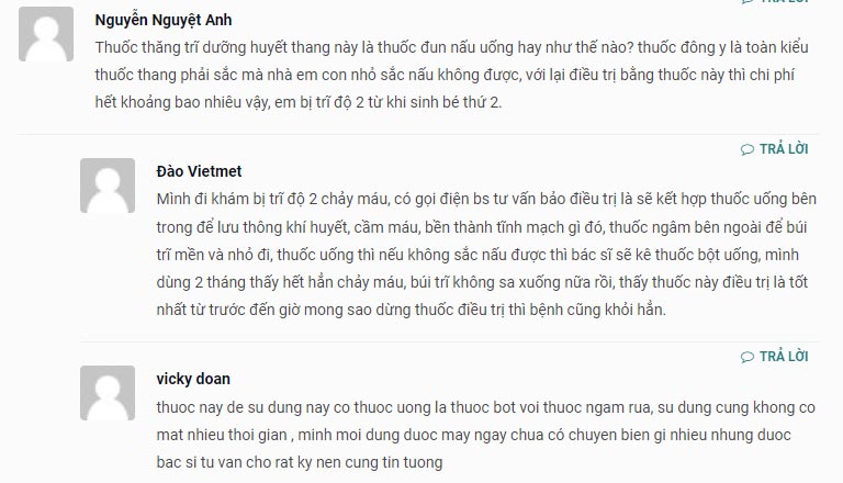 Bệnh nhân bị trĩ chia sẻ cho nhau về hiệu quả bài thuốc 