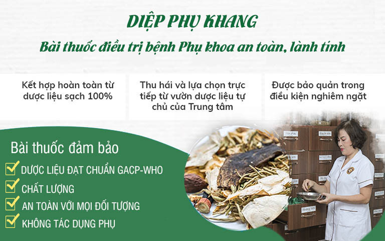 Một vài ưu điểm của Diệp phụ khang