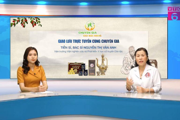 Tiến sĩ, Bác sĩ Nguyễn Thị Vân Anh tham gia chương trình Chuyên gia cho mọi nhà VTC6